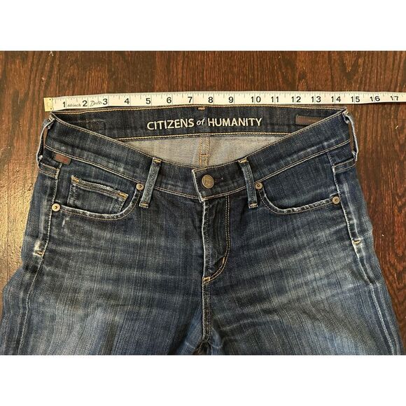 Citizens of Humanity Elson Medium Rise Straight Leg Jeans Size 26 - Picture 8 of 13
